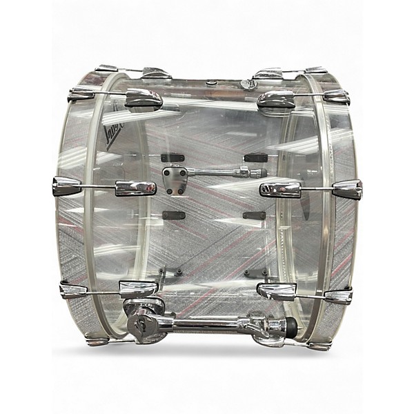 Used Pearl 6 Piece Crystal Beat  Ultra Clear Drum Kit