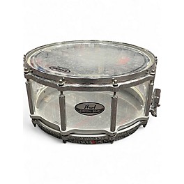 Used Pearl 6.5X14 Crystal Beat Free Floating Ultra Clear Drum