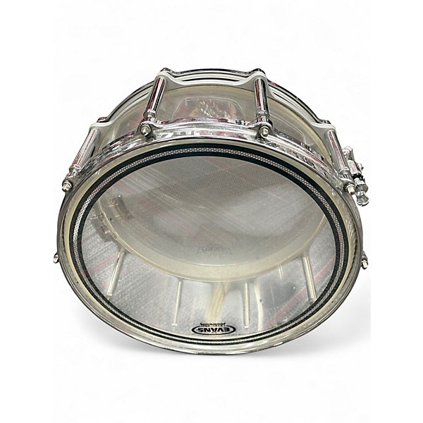 Used Pearl 6.5X14 Crystal Beat Free Floating Ultra Clear Drum