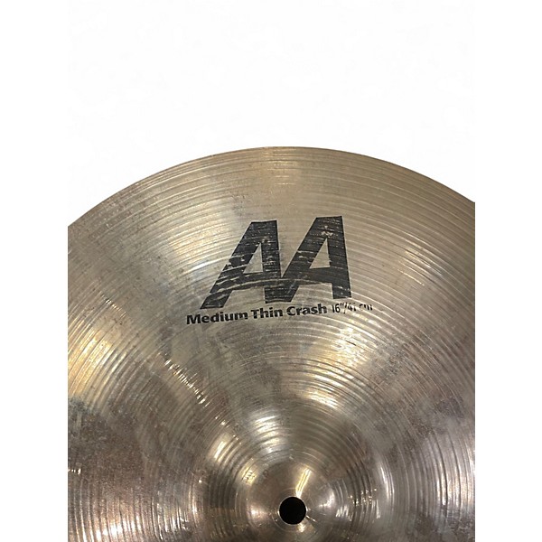 Used SABIAN 16in AA Medium Thin Crash Cymbal