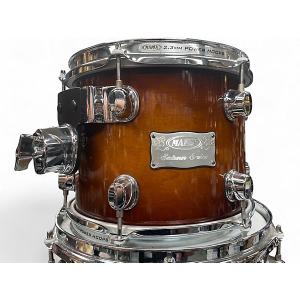 Used Mapex 5 Piece Saturn Kit Orange Drum Kit