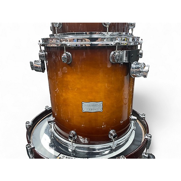 Used Mapex 5 Piece Saturn Kit Orange Drum Kit