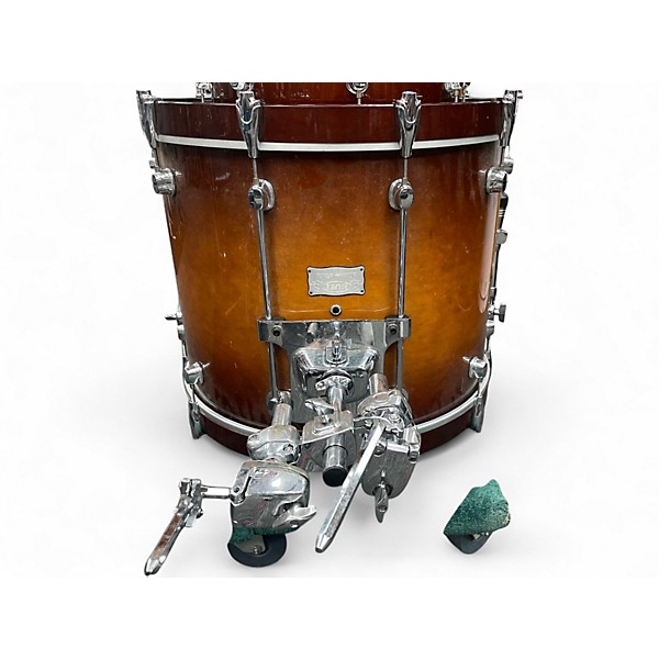 Used Mapex 5 Piece Saturn Kit Orange Drum Kit