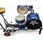 Used Rouge 5 Piece DRUMSET Blue Drum Kit thumbnail