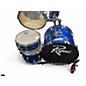 Used Rouge 5 Piece DRUMSET Blue Drum Kit