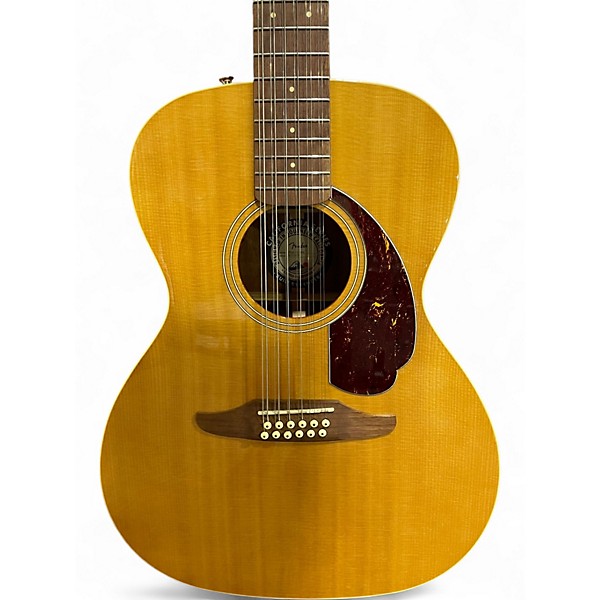 Used Fender California Villager 12-String Aged Natural 12 String Acoustic Electric Guitar