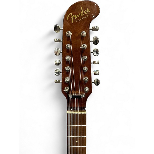 Used Fender California Villager 12-String Aged Natural 12 String Acoustic Electric Guitar