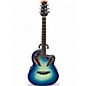 Used Ovation CE48P Caribbean Blue Acoustic Electric Guitar thumbnail