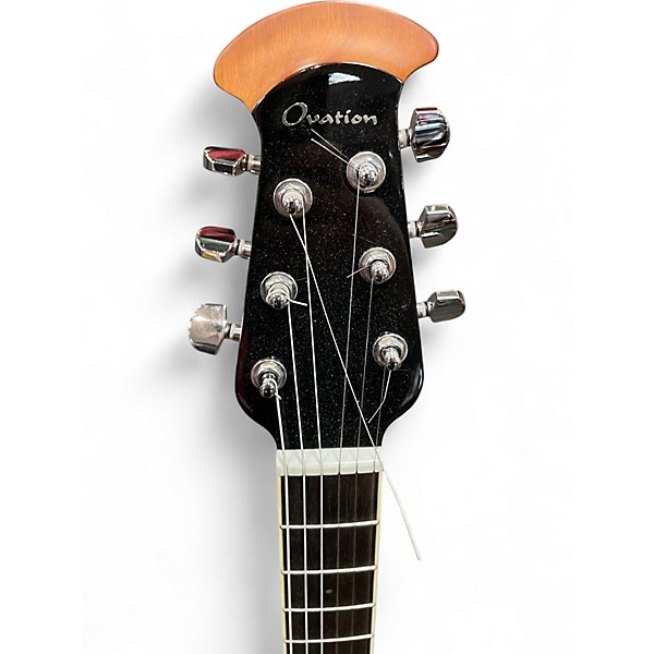 Used Ovation CE48P Caribbean Blue Acoustic Electric Guitar