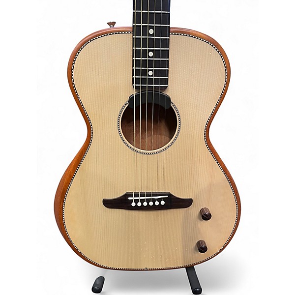 Used Fender HIGHWAY PARLOR Natural Acoustic Electric Guitar