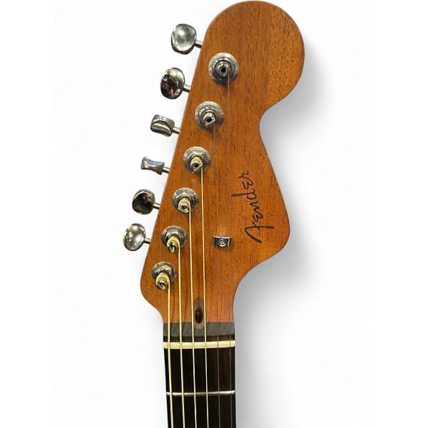 Used Fender HIGHWAY PARLOR Natural Acoustic Electric Guitar