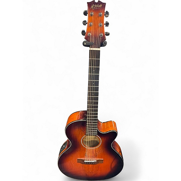 Used Mitchell MX430 DARK NATURAL Acoustic Electric Guitar