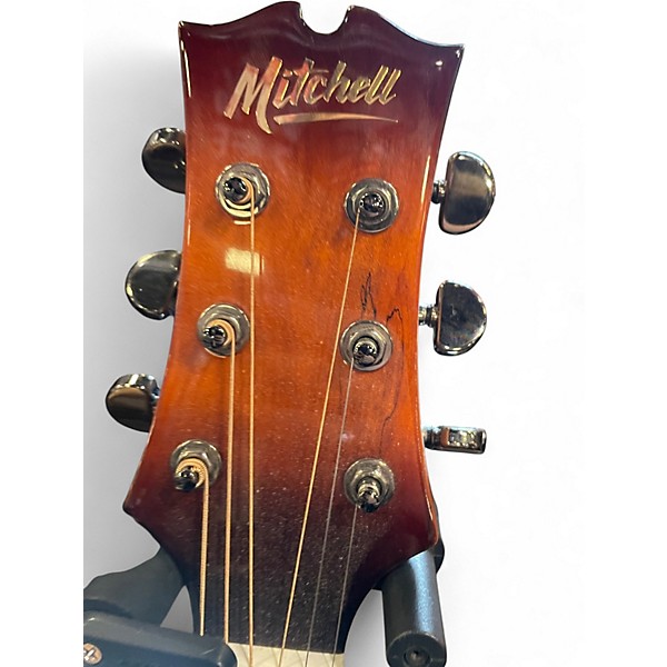 Used Mitchell MX430 DARK NATURAL Acoustic Electric Guitar