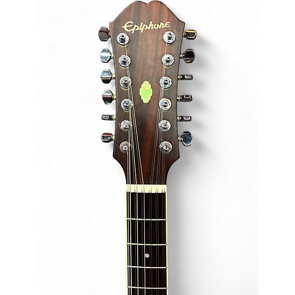 Used Epiphone AJ2812S-NS Natural 12 String Acoustic Guitar