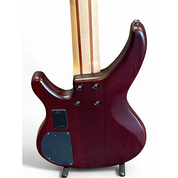 Used Yamaha TRBX505 Wine Red Electric Bass Guitar