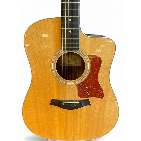 Used Taylor 210CE Natural Acoustic Electric Guitar