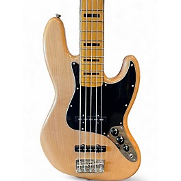 Used Squier Classic Vibe 70s Jazz Bass 5 Natural Electric Bass Guitar