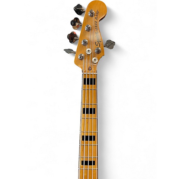 Used Squier Classic Vibe 70s Jazz Bass 5 Natural Electric Bass Guitar