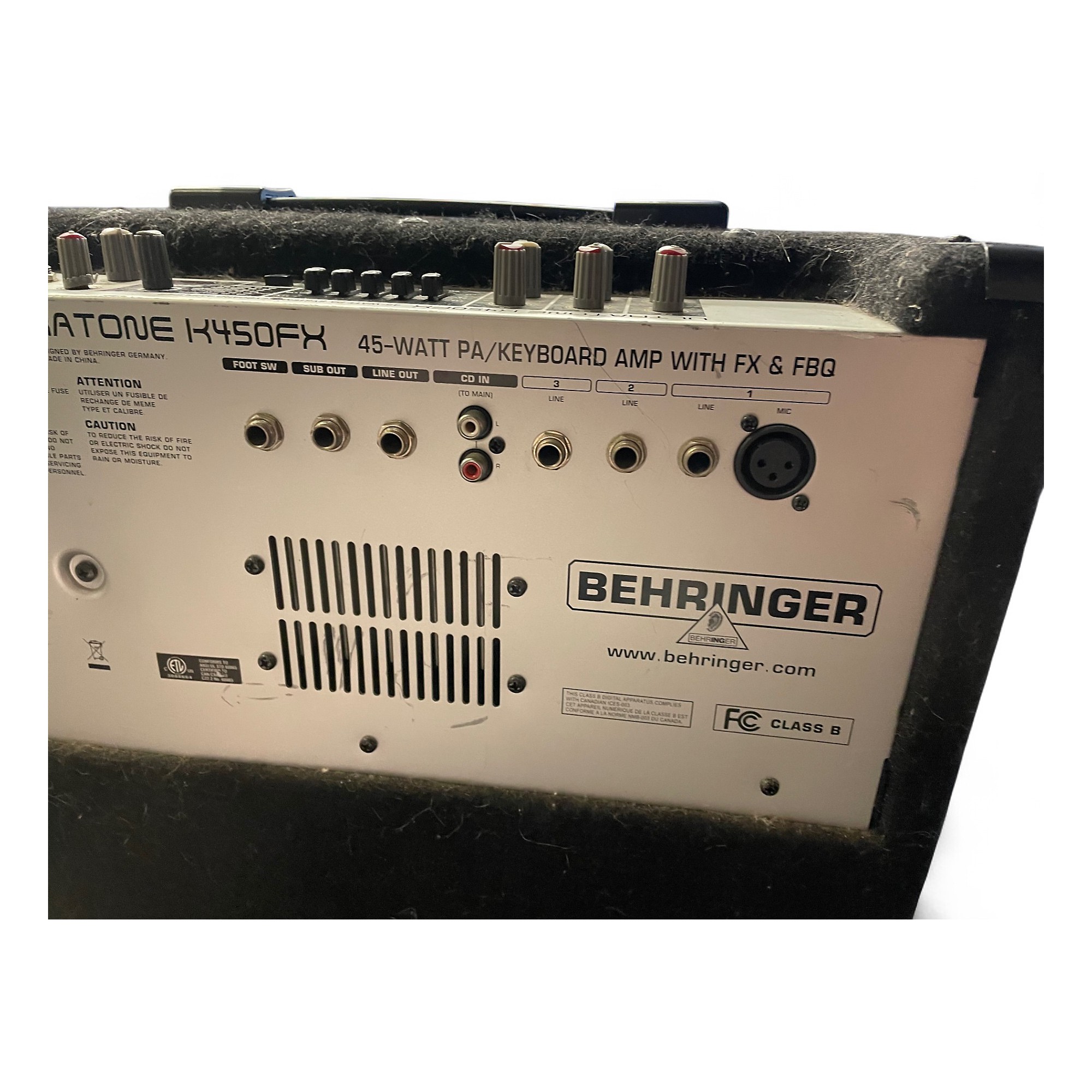 （美品）BEHRINGER K450FX ULTRATONE キーボードアンプ Amazon.com: Behringer K450Fx Ultratone : Musical Instruments