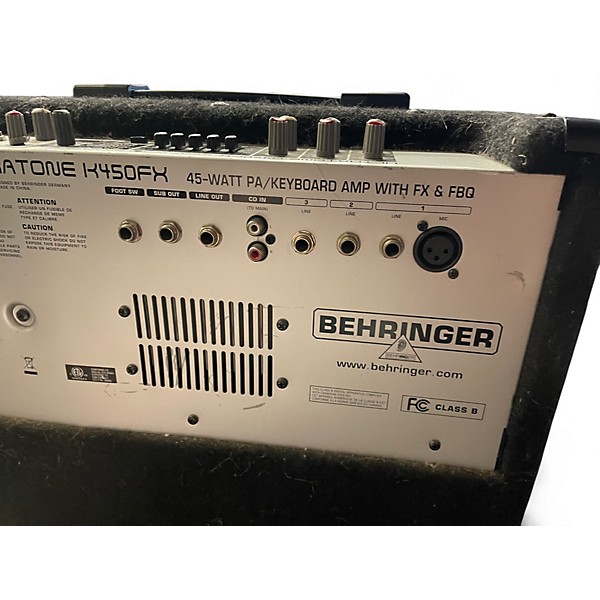 Used Behringer Ultratone K450Fx Keyboard Amp