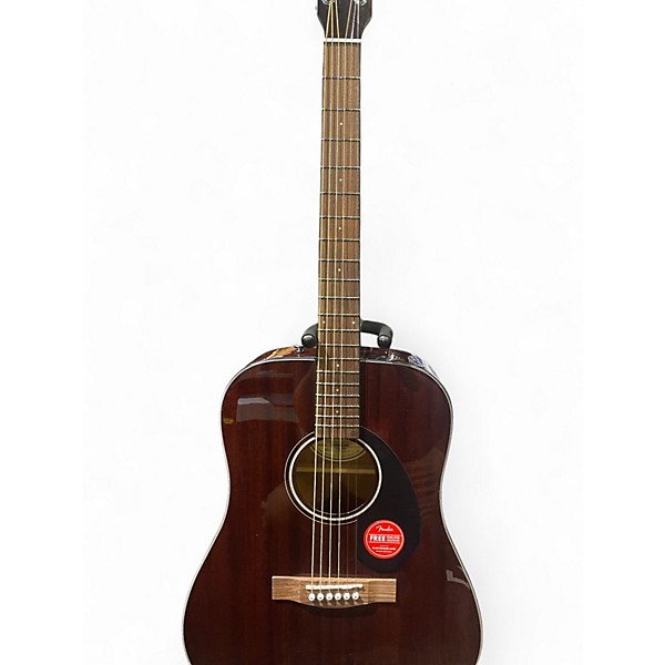Used Fender CD60 Mahogany Natural Acoustic Guitar