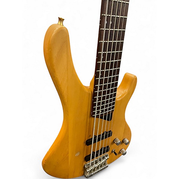 Used Washburn BANTAM XB600 Natural Electric Bass Guitar