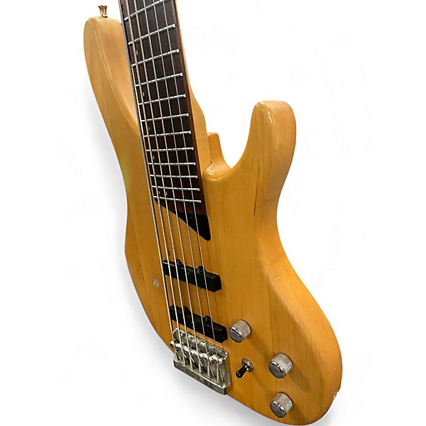 Used Washburn BANTAM XB600 Natural Electric Bass Guitar