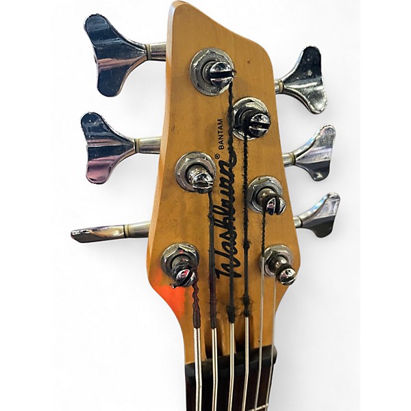 Used Washburn BANTAM XB600 Natural Electric Bass Guitar