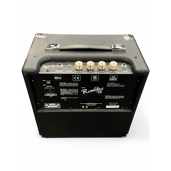 Used Fender Rumble 15 15W 1X8 Bass Combo Amp