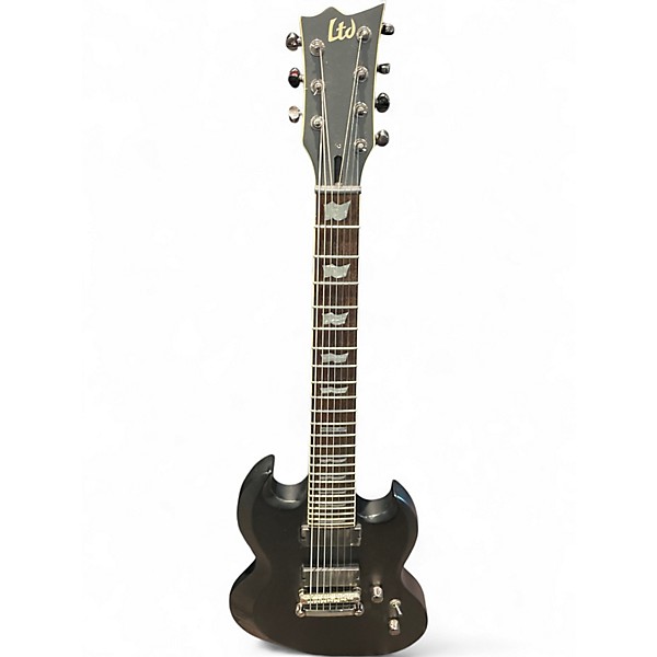 Used ESP LTD VIPER 407 BLACK Solid Body Electric Guitar