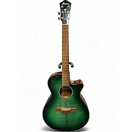 Used Ibanez AEG70 EMERALD BURST Acoustic Electric Guitar