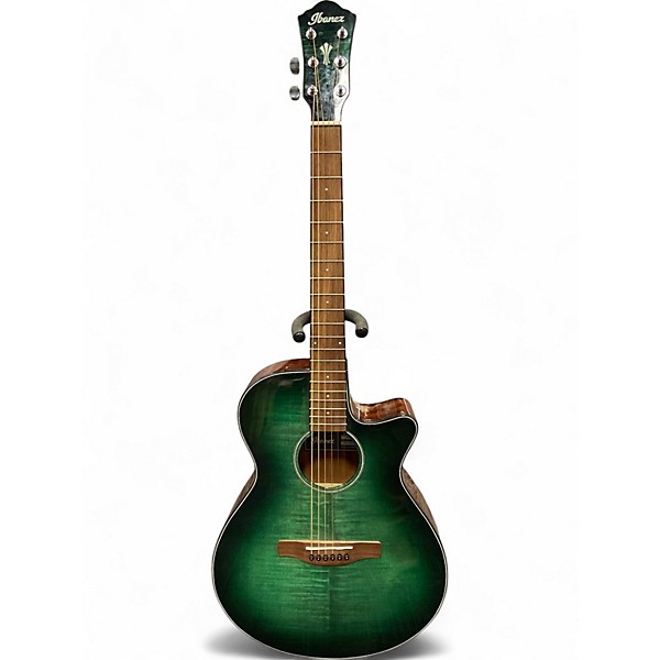 Used Ibanez AEG70 EMERALD BURST Acoustic Electric Guitar