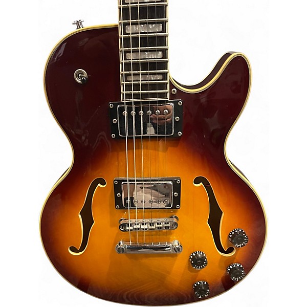 Used Giannini GSA-250 SUN BURTS Solid Body Electric Guitar