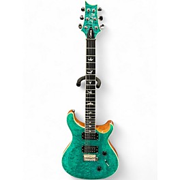 Used PRS SE Custom 24 Turquoise Solid Body Electric Guitar