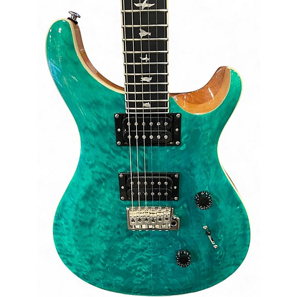Used PRS SE Custom 24 Turquoise Solid Body Electric Guitar