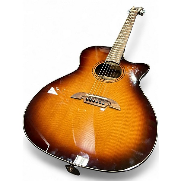 Used Alvarez 95ce 2 Color Sunburst Acoustic Guitar