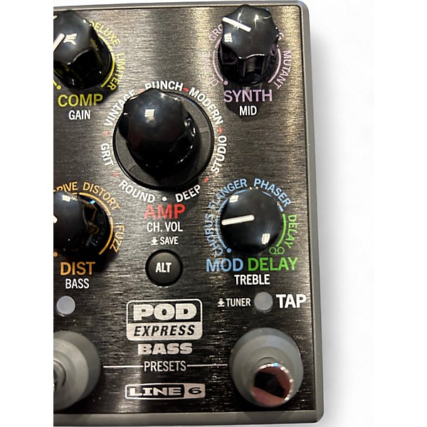 Used Line 6 POD EXPRESS BASS EFFECTS PROCESSOR Effect Processor