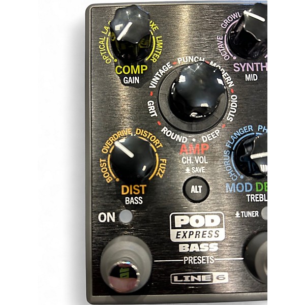 Used Line 6 POD EXPRESS BASS EFFECTS PROCESSOR Effect Processor