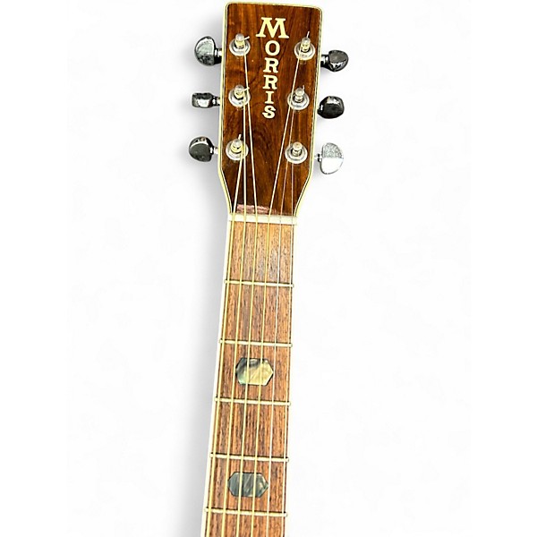 Used Morris W40 Natural Acoustic Guitar