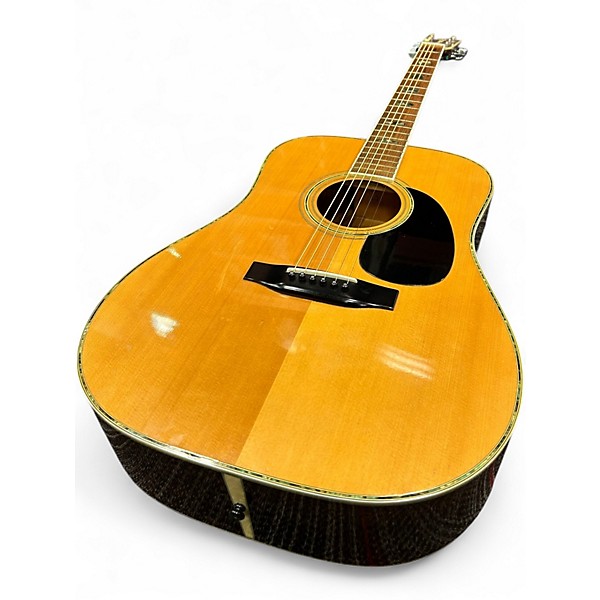 Used Morris W40 Natural Acoustic Guitar