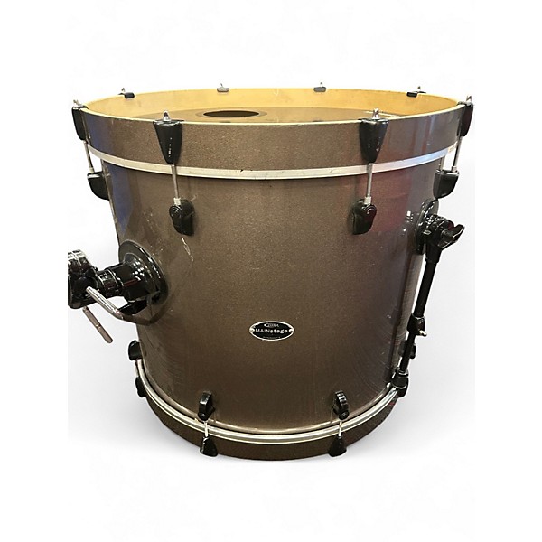 Used PDP by DW 4 Piece Mainstage GREY SPARKLE Drum Kit