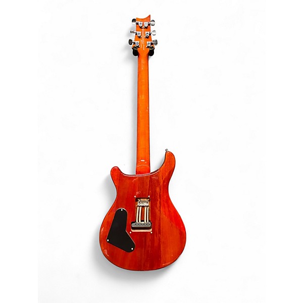 Used PRS SE Custom 24 Trans Orange Burst Solid Body Electric Guitar