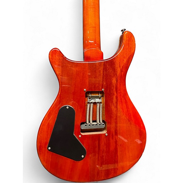Used PRS SE Custom 24 Trans Orange Burst Solid Body Electric Guitar