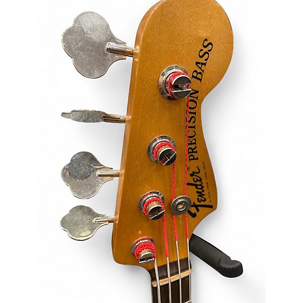 Used Fender Nate Mendel Signature Precision Bass WORN CANDY APPLE RED Electric Bass Guitar