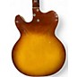 Vintage 1960s Harmony H74 2 Color Sunburst Solid Body Electric Guitar