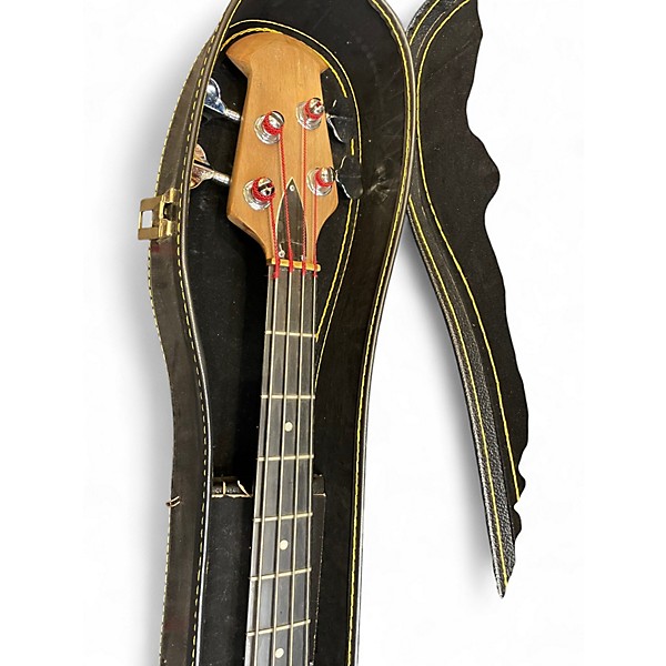 Vintage 1970s Ovation Magnum 1 Black Electric Bass Guitar