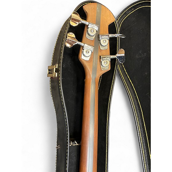 Vintage 1970s Ovation Magnum 1 Black Electric Bass Guitar