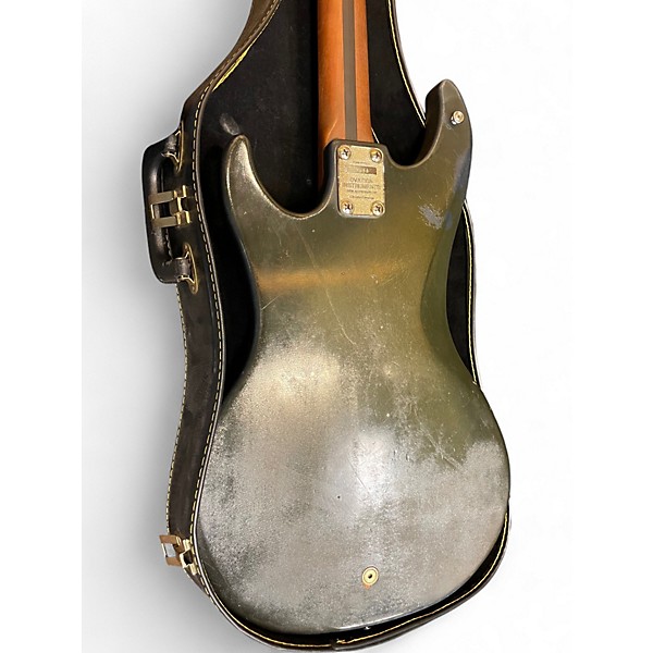 Vintage 1970s Ovation Magnum 1 Black Electric Bass Guitar
