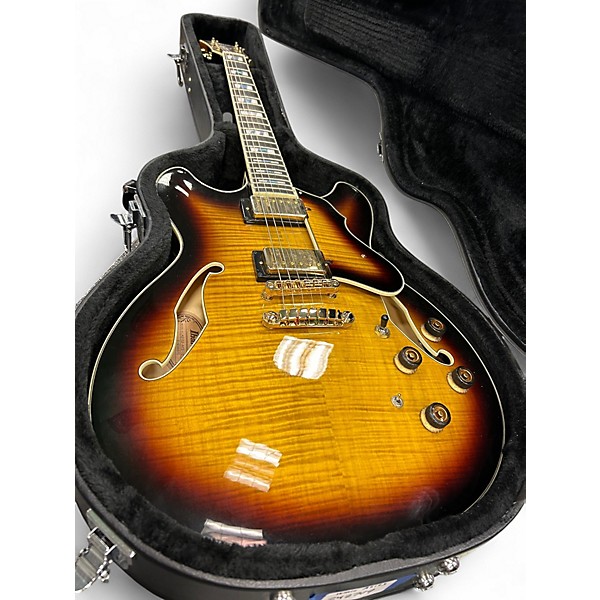 Used Ibanez AS153A Artstar Sunburst Hollow Body Electric Guitar