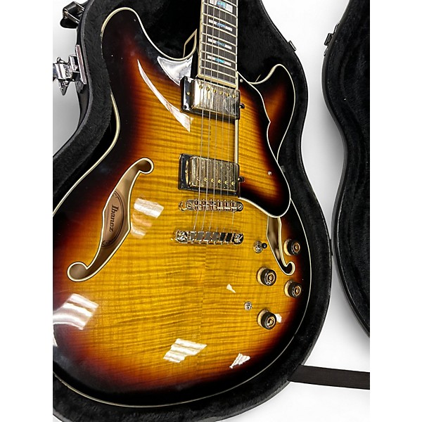 Used Ibanez AS153A Artstar Sunburst Hollow Body Electric Guitar